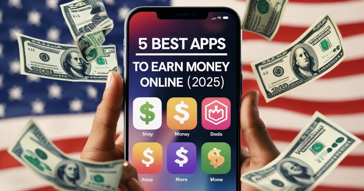 Top 5 money-making apps in USA for 2025