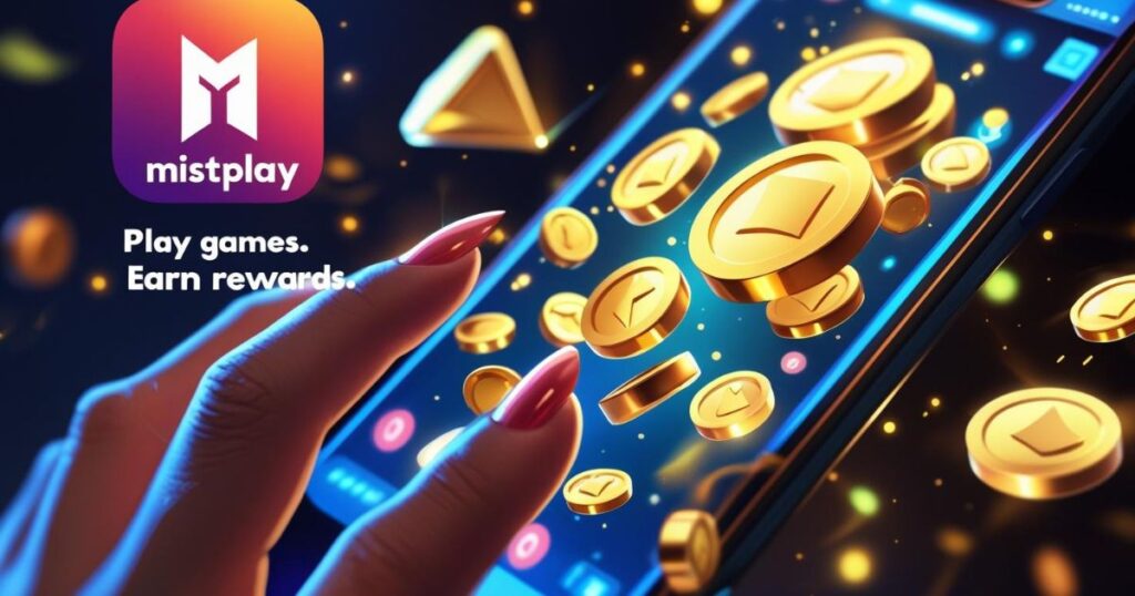 Mistplay gaming app showing reward points